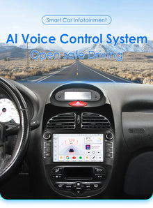 Hizpo 7" Car Intelligent Systems Radio For Peugeot 206 206CC 206SW 2000 - 2008 Android all-in-one Wireless CarPlay Android Auto