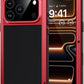 for iPhone Air 17 Pro Max 17 Pro 17 Metal Case, Heavy Duty Shockproof Tough Rugged Case with Built-in Glass Screen Protector