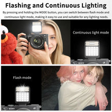 VRIG Retro Camera Flash Speedlite for Sony ZV1 Ricoh GR3 Fujifilm XT5 Nikon Z30 Mini LED Constant Light Universal Hot Shoe Flash