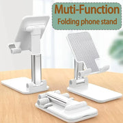 Soporte plegable para teléfono móvil para iPhone, iPad, Xiaomi, soporte de mesa ajustable para tablet, soporte universal para teléfono móvil de mesa