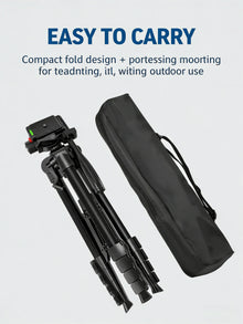 Professional 73 Inch Camera Tripod Heavy Duty Stand with Phone Holder Travel Bag for DSLR SLR DV Projector Photography