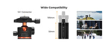 K&F CONCEPT 178cm Lightweight Camera Tripod Cellphone Clip Travel DSLR Tripod for Nikon Canon Camera Outdoor Live Streaming Vlog