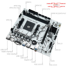 MACHINIST B450 AM4 Motherboard AMD CPU Processor Dual-channel DDR4 Memory Mainboard M.2 NVME (Supports Ryzen 5500 5600 5600G CPU)