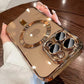 Desert Gold Case for iPhone 17 Air 16 15 14 13 12 11 Pro Max Plus, Clear Magnetic Lens Protection Soft Case