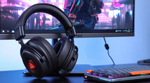 2.4GHz Wireless Headphones Bluetooth 5.0 Gaming Headset 3 Mode Connection ENC Noise Cancelling Mic 50H Playtime 50mm Drivers Low Latency Surround Sound Dual Chamber Audio for PC PS4 PS5 Xbox Switch