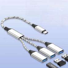 USB docking station, multi port hub splitter, mobile computer, TypeC multifunctional docking station, car charging
