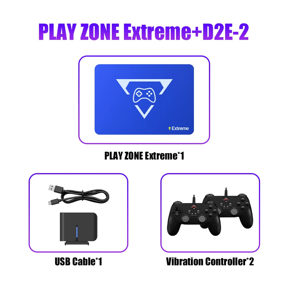Playzone Extreme Retro Game Solid State Drive 20000+Games for PS5/PS4/XBOX/XBOX Three systems in one For PC/Laptop 2T Game SSD