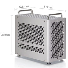 B2Pro MATX Aluminum Alloy Computer Case Desktop Chassis Computer Fits Matx/Atx/Sfx Power Supply &240 Water Cooling