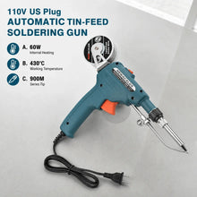 60W Automatic Soldering Iron Handheld Internal Heating Soldering Gun Smart Solder Wire Feed Welding Station Kit with Iron Stand 110V 220V Temperature Control for Electronic Circuit Board PCB Repair Tools