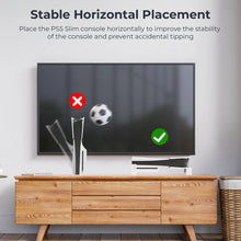 Horizontal Stand Compatible with PS5 Pro/PS5 Slim Console, Base Stand Accessories for PlayStation 5 Slim/Pro Disc & Digital Edition(Not for PlayStation 5 2020)