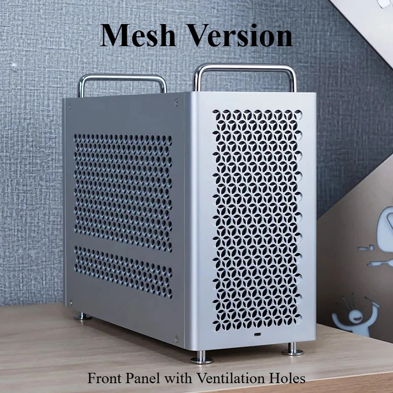 B2 Pro Aluminum Alloy MATX ITX Computer Case Portable Desktop PC Chassis Support ATX SFX PSU 240 Water Cooling