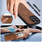 2 in 1 Detachable Leather iPhone Case with Card Pocket - Magnetic Cover for iPhone 17 pro Max 17 Air 15 14 13 12 11 pro Max