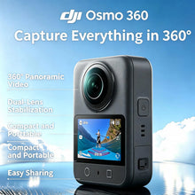Open Box-DJI Osmo 360 Camera Standard Combo 1-Inch 360° Imaging Native 8K Video 105GB Storage 120MP Photo 100-Min 8K Recording 360 Action Camera