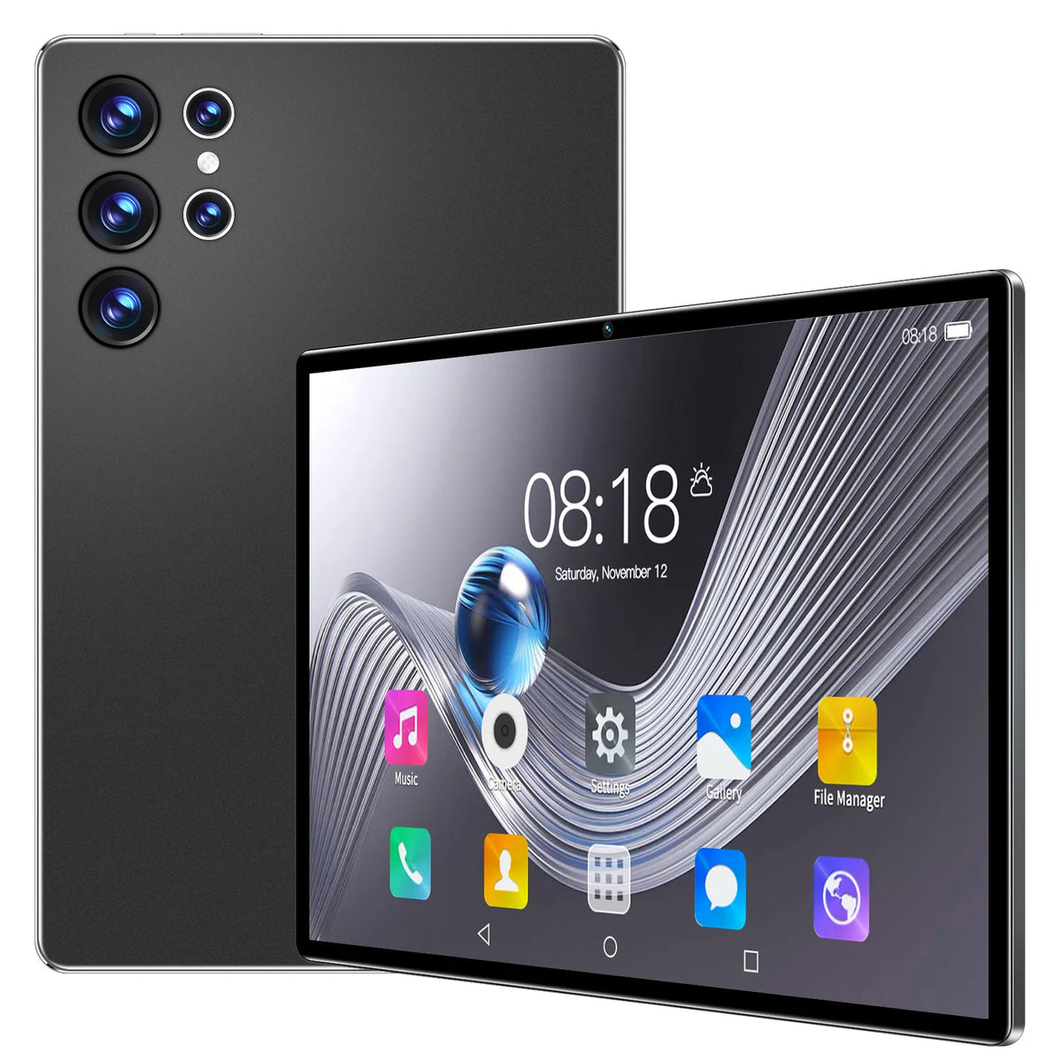 Tableta Android 2026 de 10.1 pulgadas, ocho núcleos, 4GB RAM, 64GB ROM, red 4G Dual SIM, aceleración por IA, Bluetooth, WiFi, 6000mAh