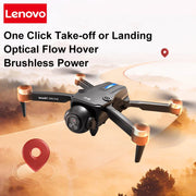 Dron Lenovo D18 con doble cámara HD 8K, evitación inteligente de obstáculos, motor sin escobillas, GPS con retorno y control remoto con pantalla