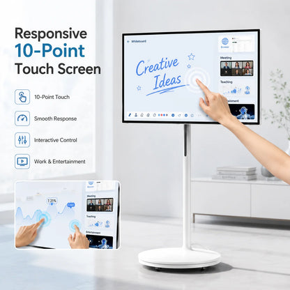 32 Inch Portable Smart TV Wireless Interactive Touch Monitor Television Smart LCD with Touch Screen Technology