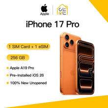 Apple iPhone 17 Pro Original New Unused 12GB RAM 256GB 120Hz 6.3" OLED Super Retina XDR A19 Pro Chip 48MP Camera iOS 26 And 5G