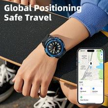 Kids Anti-Lost Watch with Apple Find My Android Find Hub Bluetooth Tracker Quartz Watch IP68 Waterproof No Subscription