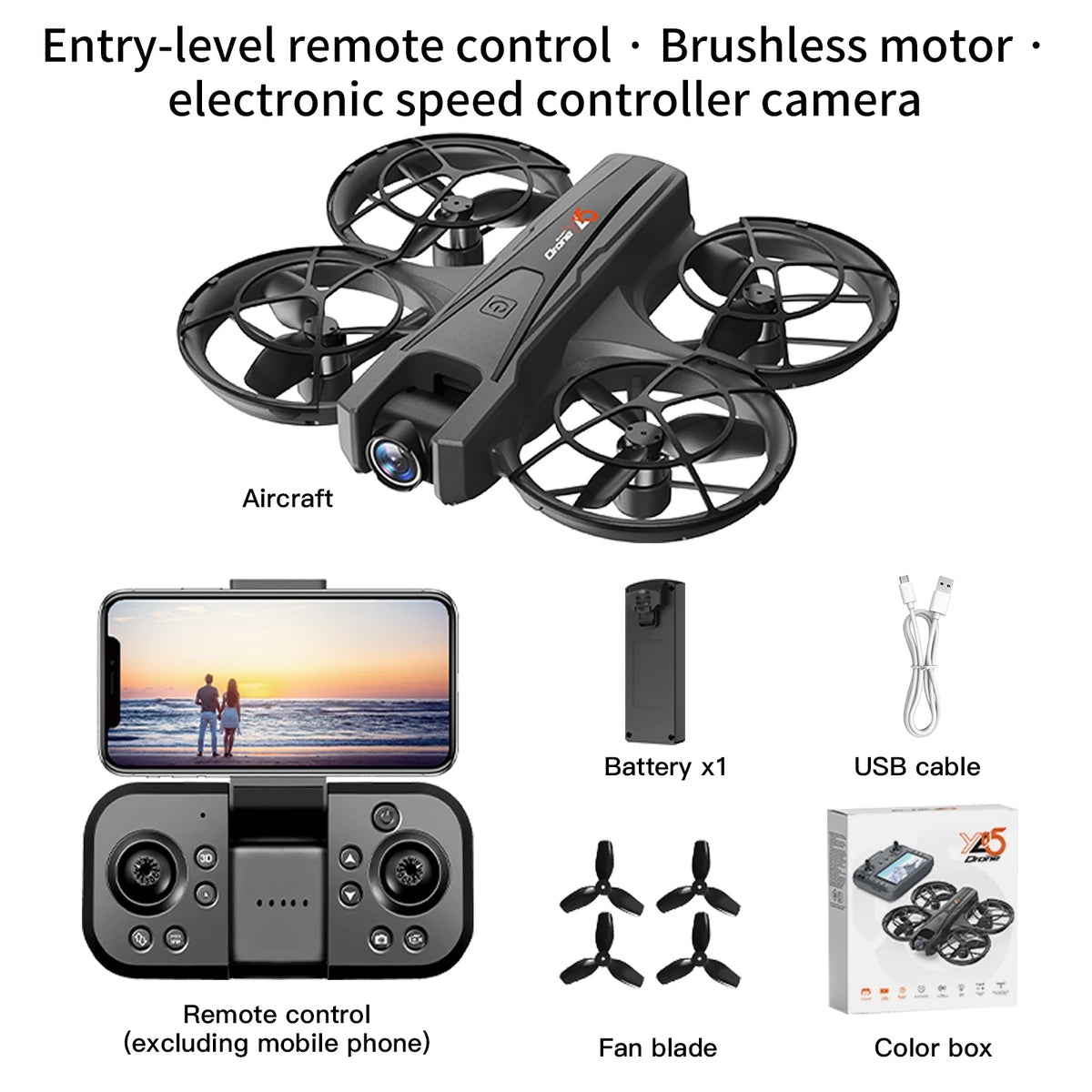Dron Lenovo YL05 con doble cámara HD 8K, evasión inteligente de obstáculos, control remoto con pantalla, motor sin escobillas y GPS