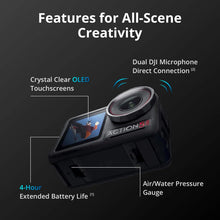 DJI Osmo Action 5 Pro Camera Open Box 1/1.3" Sensor 4K/120fps Video Subject Tracking 12h Extended Battery Life with 3 Batteries 1.5m Rod Battery Case