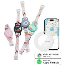 MiLi MiTag Smart Location Tag With Pet Collar Works With Apple Find My & Google Find Hub Dual System Bluetooth GPS Tracker