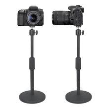 Desktop Tripod for Mobile Phone Webcam DSLR Camera Tabletop Tripie Stand Mount for Smartphone Cellphone Web Cam Support