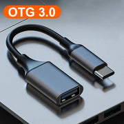 Adaptador USB C OTG, conversor de USB tipo C macho a USB 3.0 hembra, adaptador de USB a tipo C con funcionalidad para teléfonos inteligentes y tabletas