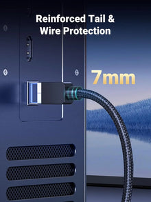 CYANMI Cat 8 Ethernet Cable 100FT, High Speed Braided 40Gbps 2000Mhz Network Cord RJ45 Cat8 Cat7 cat6a cat6 cat5e cat5 Cables