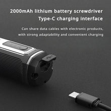 Deli Handheld Electric Screwdriver Lithium Charging Household Screwdriver Small Mini Electric Screwdriver Tool Set