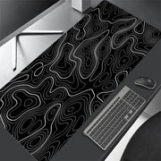 Alfombrilla de ratón para juegos Strata Liquid, alfombrilla de escritorio para PC, accesorio para portátil, alfombrilla suave antideslizante, tamaño XXL, alfombrilla grande de 900x400 mm
