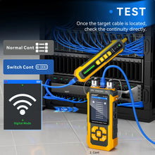NOYAFA NF-8518 Network Cable Tester Optical Wire Tracer with OPM VFL POE NCV Port Flash Length Measurement RJ45 Continuity Test