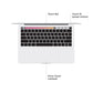 2019 MacBook Pro Intel i5 i7 13Inch Touch Bar,Touch ID 256G/512G/1TB/2TB 8G/16G RAM Notebooks Laptop.