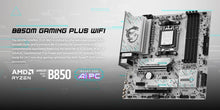 MSI New B850M GAMING PLUS WIFI Micro ATX  AMD B850 Socket AM5 Supports up to 9000 series Ryzen Motherboard