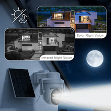 1/2/3 Pack Solar Security Camera 1080P Wireless WiFi Solar Battery Power Camera 3MP Home Surveillance Protection Audio Alarm M