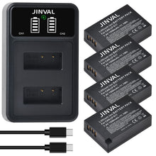 JINVAL LP-E17 Battery 1500mAh Replacement Batteries + PD20W Fast Dual Charger For Canon EOS R50 R10 RP 850D 77D 800D 760D 750D