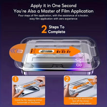 1-5PCS Easy Install HD Screen Protector For iPhone 18 Pro Max 17 15 16 13 11 14 16e 12 Mini XR X Xs 7 8 Plus Air Tempered Glass