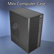 LDPCSJ Portable Mini PC Computer Case Support ATX Power Supply Fit M‑ATX & ITX Motherboard Compact Desktop Chassis With Fast Heat Dissipation For Home Use Gaming Entertainment DIY PC Building Desktop Computer Shell Housing