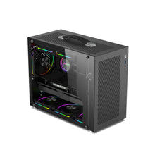 Power Train X-Gamerx X100 Pro M-ATX PC Case Transparent Side 240 Water-Cooled TYPE-C ATX SFX Power Supply MINI Portable Case