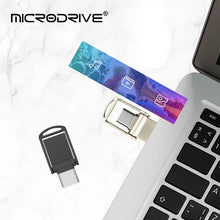 Dual-Interface USB 2.0 Type-C Flash Drive 16-128GB,High-Speed Data Transfer,Plug and play，Compatible with PC/Phone/Laptop