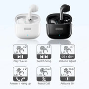Auriculares inalámbricos Lenovo LP40 Pro Bluetooth 5.4 TWS HiFi estéreo, para juegos y deportes, con control táctil, llamadas HD y micrófono.