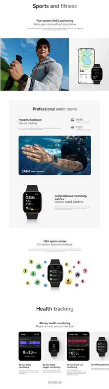 Global Version Redmi Watch 6 Lite Smartwatch 1.96'' AMOLED Display BT Calling All-day Health Monitoring 470mAh Sport Watch