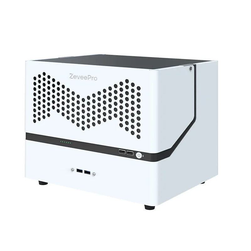 I6C 6-Bay NAS Chassis Mini ITX Computer Case Box with SATA Hot Swap Backplane Dual 120mm Fans FLEX 1U PSU Support PC Accessories