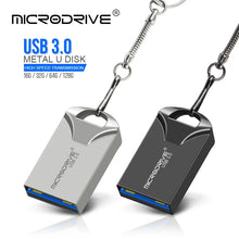 Mini USB 3.0 Flash Drive 128GB 64GB 32GB 16GB High Speed Memory Flash USB3.0 Stick Small U Disk with Key Chain