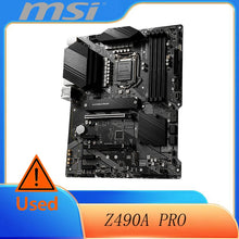 MSI LGA 1200 Z490-A PRO Motherboard 128GB Intel Z490 PCI-E 3.0 Desktop Mainboard M.2 Dual Channel DDR4 4000MHz Memory