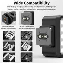 VRIG Retro Camera Flash Speedlite for Sony ZV1 Ricoh GR3 Fujifilm XT5 Nikon Z30 Mini LED Constant Light Universal Hot Shoe Flash
