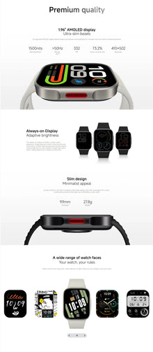 Global Version Redmi Watch 6 Lite Smartwatch 1.96'' AMOLED Display BT Calling All-day Health Monitoring 470mAh Sport Watch