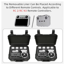 For DJI Flip Hard-Shell Storage Case, Compatible with RC N3/RC 2, Black, with Multiple Compartments For Drone Accessories