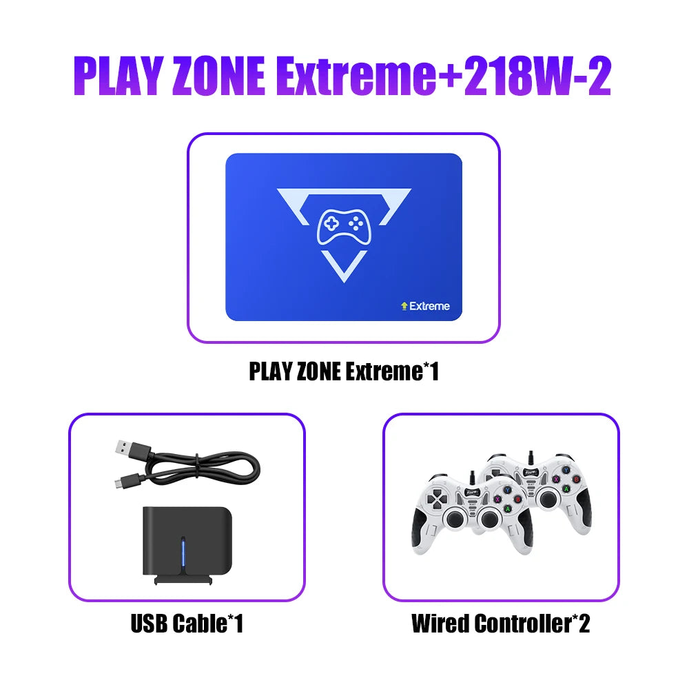 Playzone Extreme Retro Game Solid State Drive 20000+Games for PS5/PS4/XBOX/XBOX Three systems in one For PC/Laptop 2T Game SSD