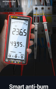 ANENG 681 Rechargable Digital Professional Multimeter Non-contact Voltage Tester AC/DC Voltage Meter LCD Screen Current Tester
