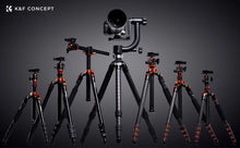K&F CONCEPT Portable Camera Travel Tripod Flexible Vlog Tripod with 360 Degree Ball Head Quick Release for Canon Nikon Sony DSLR